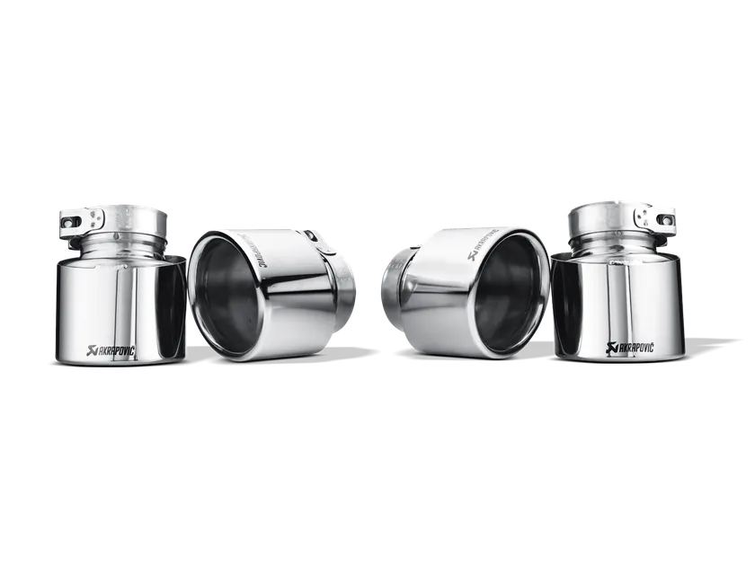 Akrapovic Tail Pipe Set For E70 BMW X5M - Titanium