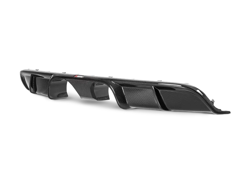 Akrapovic Rear Carbon Fiber Diffuser For Porsche 911 Turbo / Turbo S (991.2) - Glossy