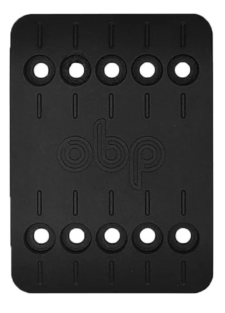 OBP Large (78mm) Brake Pedal Pad Upgrade For Pro-Race V2 ANd Track-Pro V2 Black