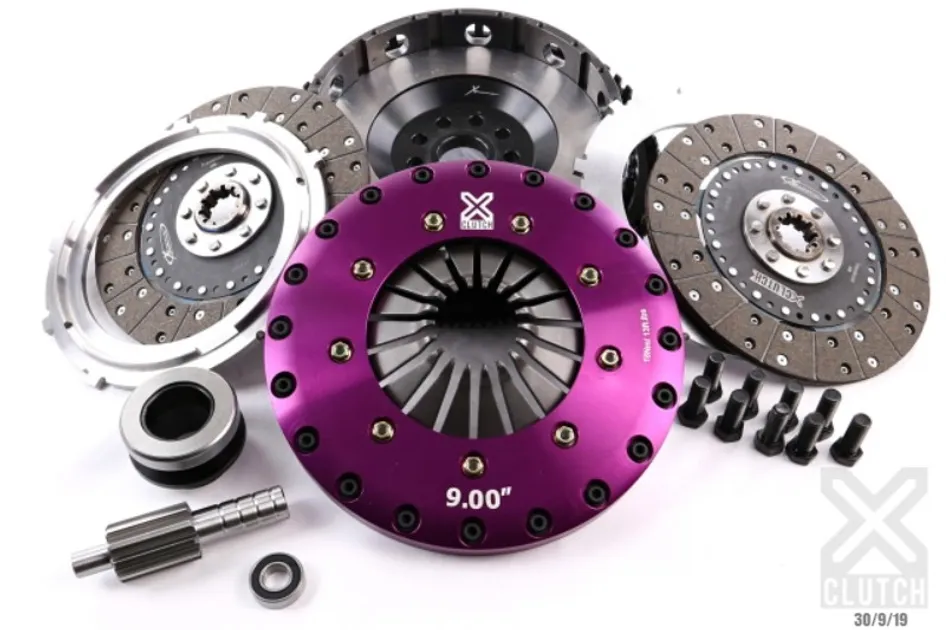 XClutch 9in Twin Solid Organic Clutch Kit For 97-03 BMW 540i Base 4.4L