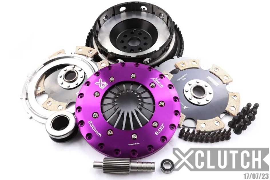 XClutch 9in Twin Solid Ceramic Clutch Kit For 08-13 BMW M3 Base 4.0L