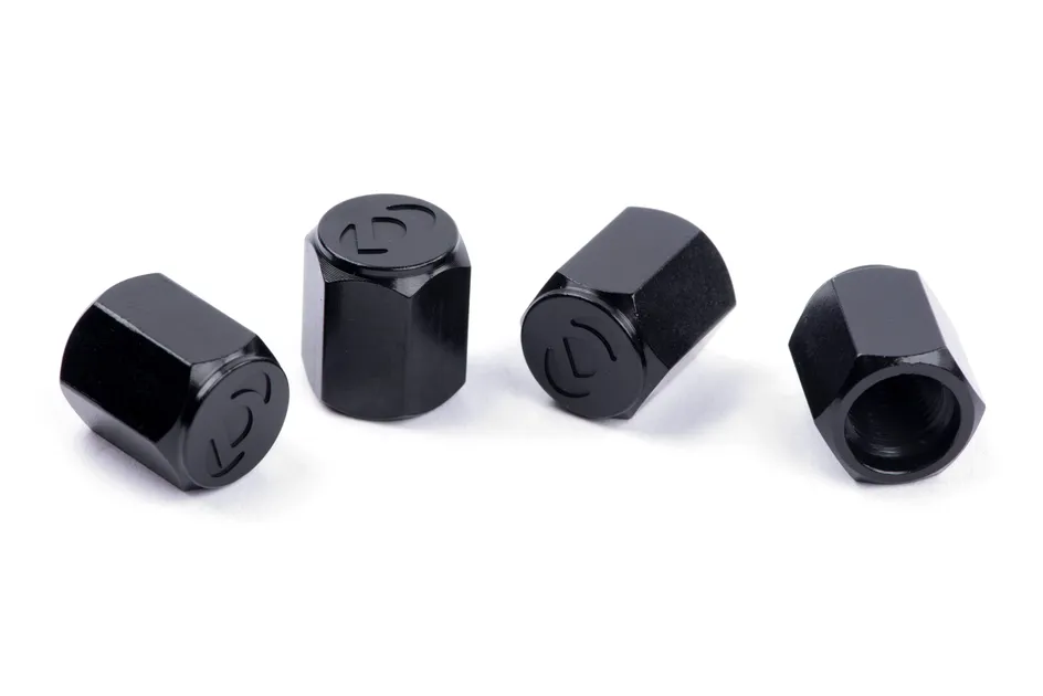 Dinan Valve Stem Caps - Black