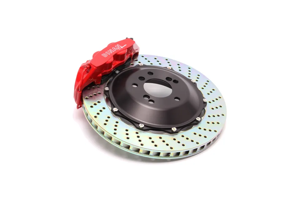 Dinan Brembo Front Brake Set - 2015-2021 BMW M2/M3/M4 - Red - Drilled - D290-0801-RD