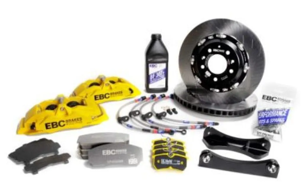 EBC 330mm Front Big Brake Kit For E36 BMW M3 - Yellow Apollo 4 Calipers