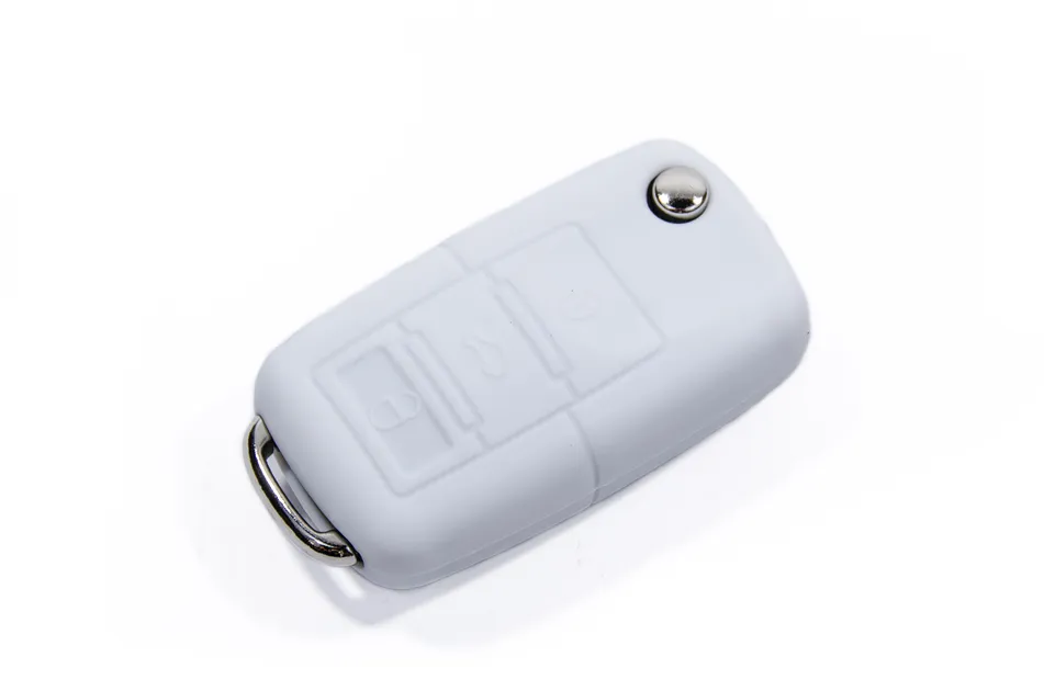 USP Silicone Key Fob Jelly (VW Models)- White