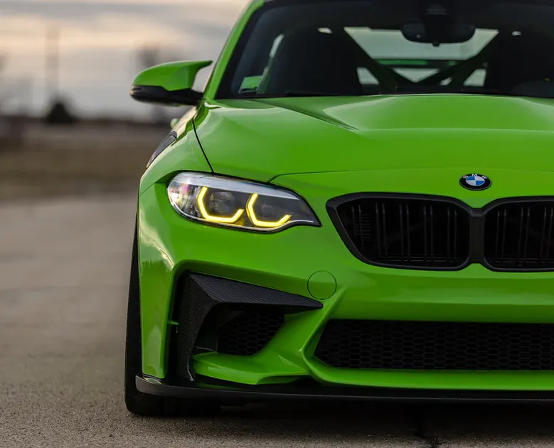 Motorsport+ CSL Style Yellow DRL LED Module Set For F87 BMW M2 (Pre-LCI)