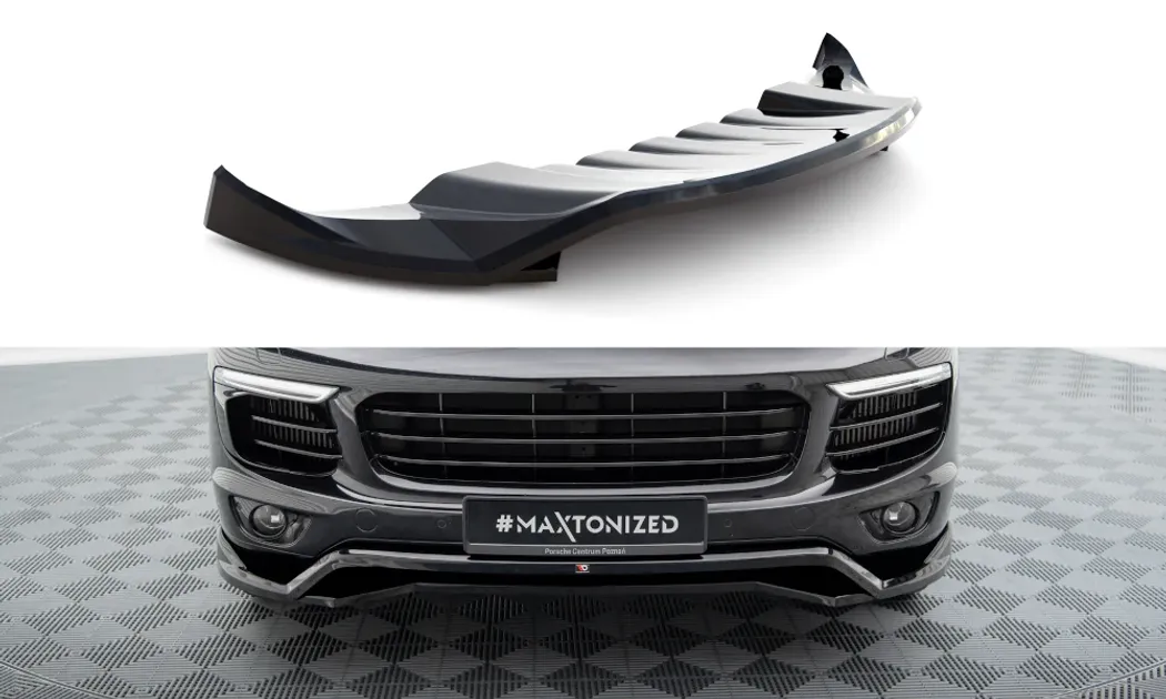 Maxton Design Front Splitter For MK2 Porsche Cayenne Facelift