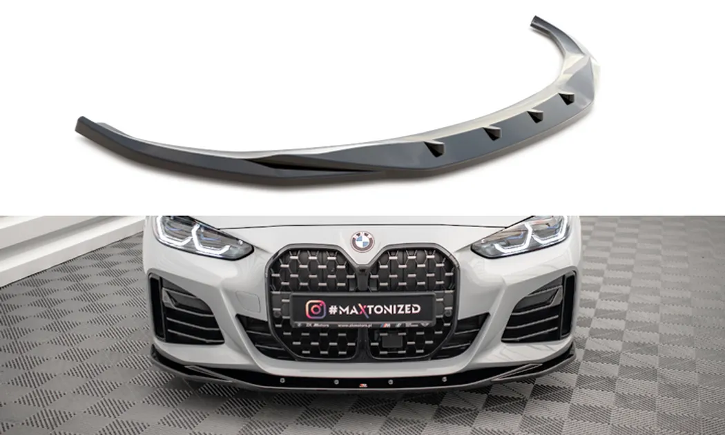 Maxton Design Front Splitter For G26 BMW 4 Series / i4 Gran Coupe MPack – V3