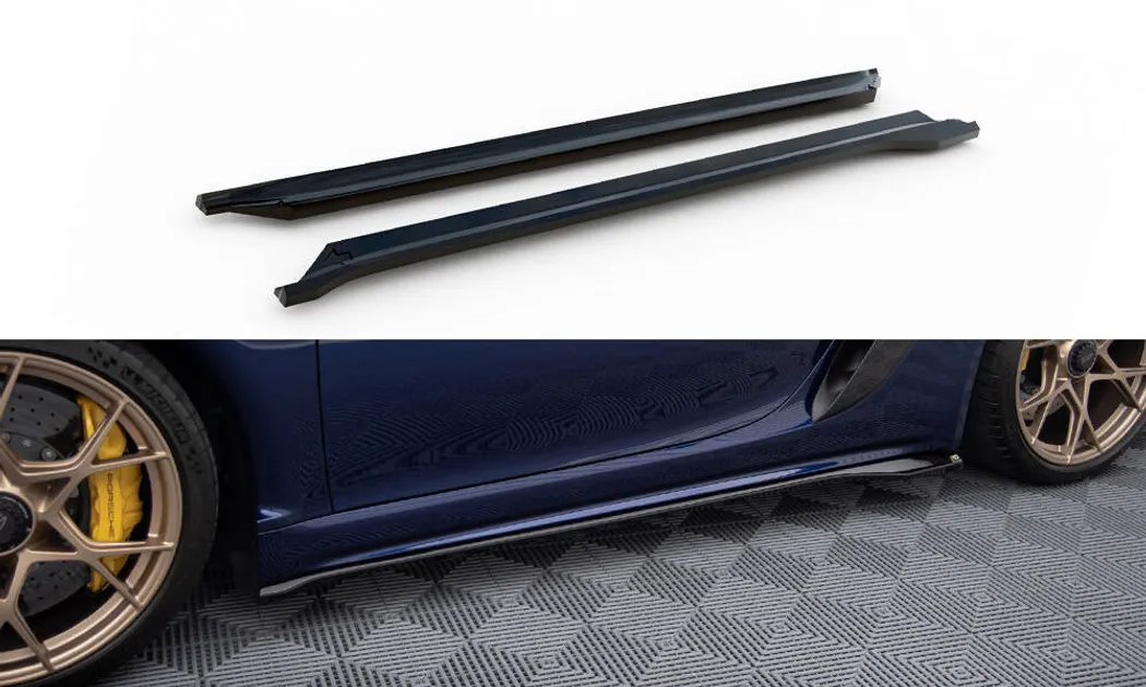 Maxton Design Side Skirts Diffusers For 982C Porsche 718 Cayman GT4 RS