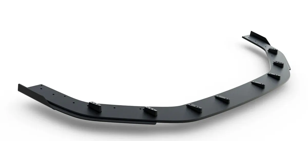 Maxton Design Street Pro Front Splitter + Flaps For 8Y Audi RS3 Sedan Facelift