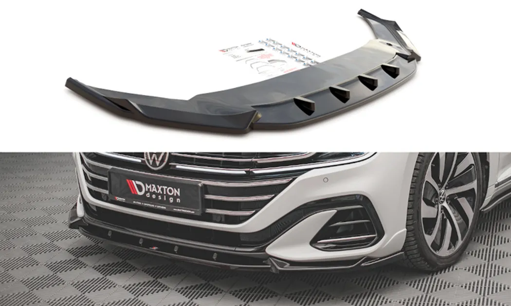 Maxton Design Front Splitter For VW Arteon R-Line Facelift – V1