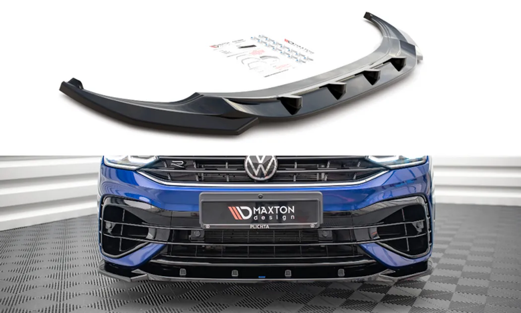 Maxton Design Front Splitter For MK2 VW Tiguan R Facelift – V3