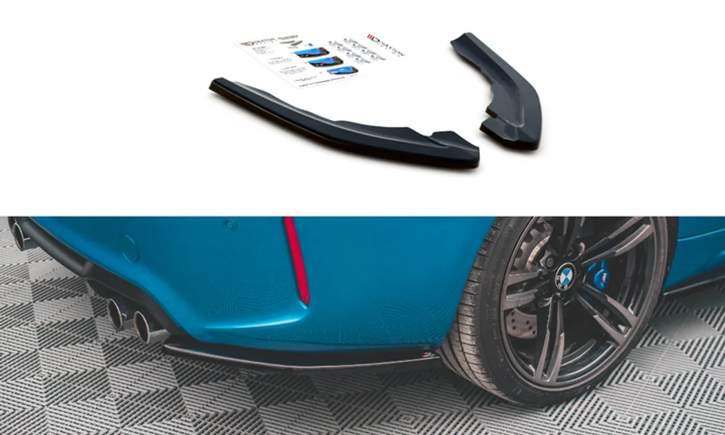 Maxton Design Rear Side Splitters For F87 BMW M2 – V2