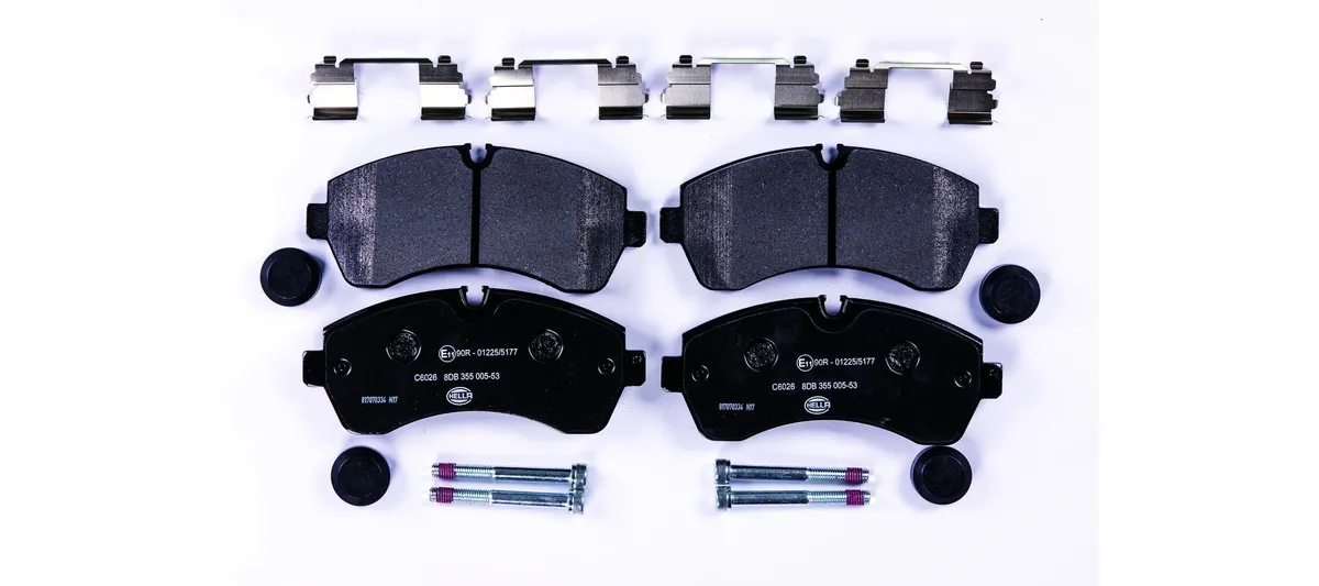 Hella Pagid Front Disc Brake Pad Set - 68055462AB