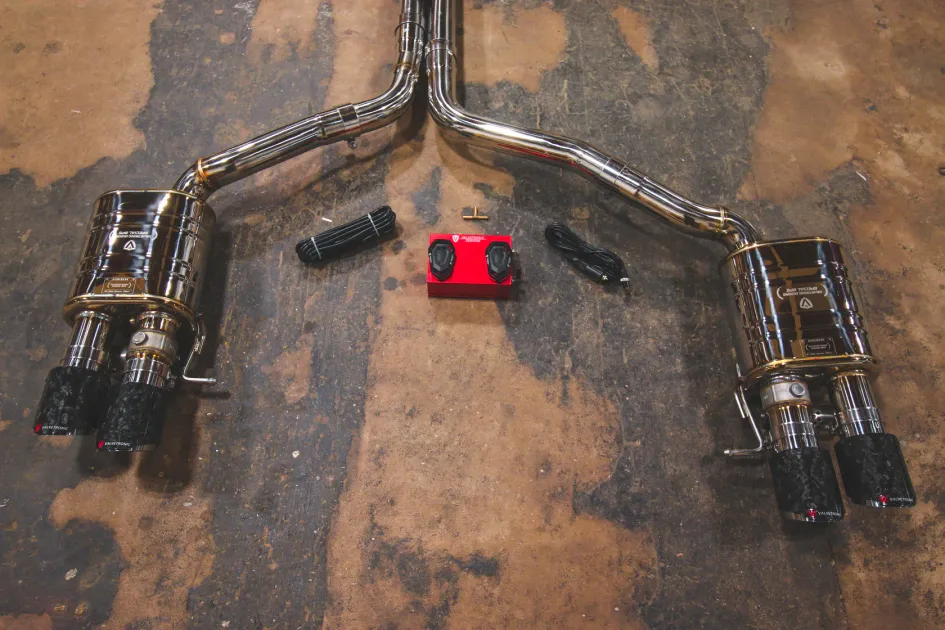 Valvetronic Valved Sport Exhaust System For B8/B8.5 Audi S4/S5 - Brushed