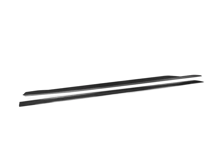 AutoTecknic Dry Carbon Fiber Side Skirt Extension Set For G60 BMW 5 Series