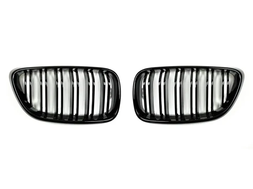 AutoTecknic Glazing Black Dual-Slats Front Grilles For F87 BMW M2 / F22 2 Series