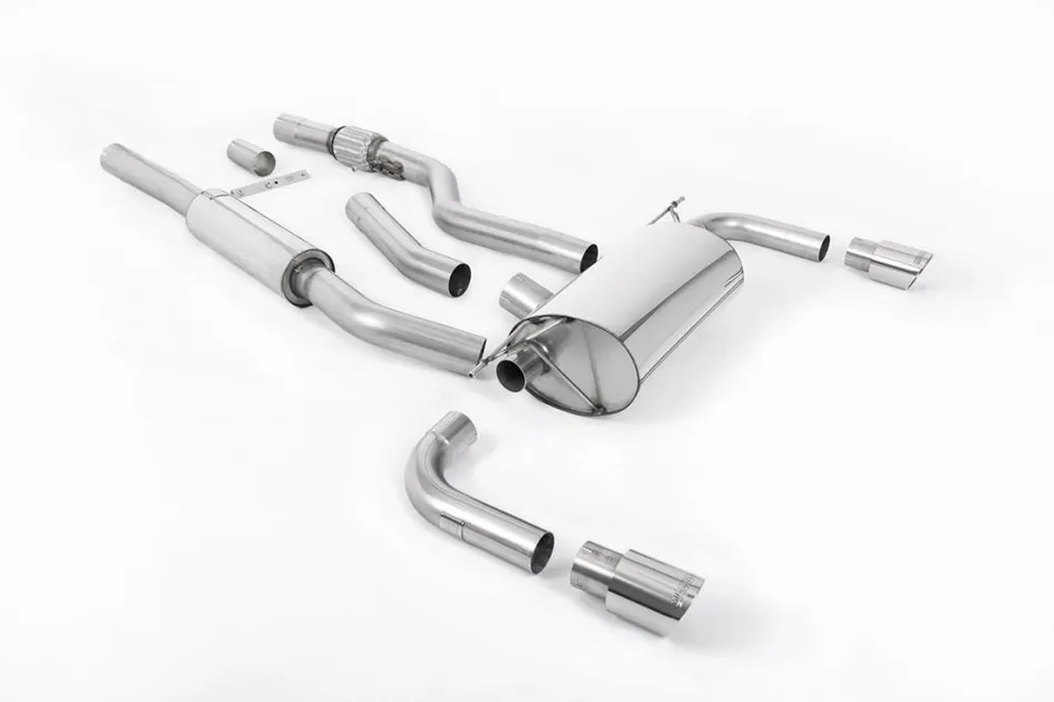 Milltek Resonated Catback For F32 BMW 428i W/o Tow Bar (N20/ Manual) - 435i Style