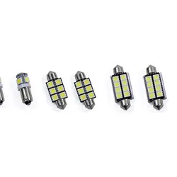 11x White Interior LED Lights Package Kit For 1996 - 1998 Audi A4 B5 Sedan - View #10