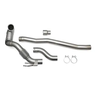 034 Cast Stainless Steel Performance Downpipe for MQB 1.8T/2.0T FWD