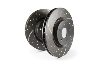 EBC Front GD Sport Slotted and Dimpled Rotor - 11.3" For 10-13 Audi A3 2.0
