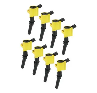 Accel Supercoil For Ford 2 Valve Motor -Yellow -8-pack