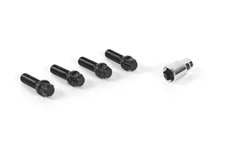 Spulen Ball Seat Wheel Lock Bolt Set - 14X1.5x 37mm (Black)