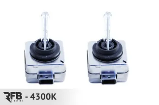 RFB HID Replacement Bulb Pair- 4300K (Pure White) For Audi A5