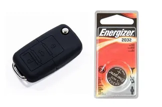 USP Silicone Key Fob Jelly w/ Battery (Black) - 2032