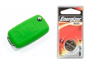 USP Silicone Key Fob Jelly w/ Battery (Green) - 2032