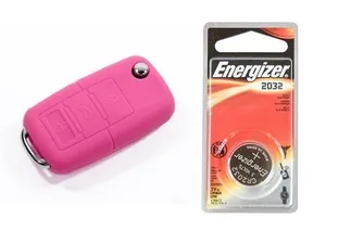 USP Silicone Key Fob Jelly w/ Battery (Pink) - 2032