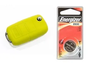 USP Silicone Key Fob Jelly w/ Battery (Yellow) - 2032