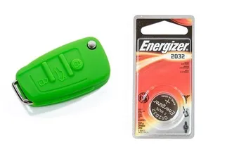 USP Audi Silicone Key Fob Jelly w/ Battery (Green) - 2032