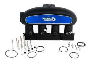 Integrated Engineering Intake Manifold- Blue For 2.0T FSI/TSI