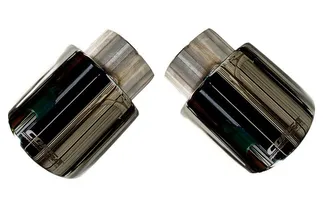 Corsa Exhaust Tips Black For VW MK6 Golf R