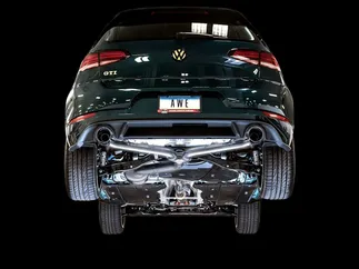 AWE Track Edition Exhaust For VW MK7.5 GTI - Diamond Black Tips