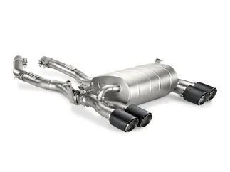 Akrapovic Slip-On Line Titanium Exhaust For BMW F80/F82 M3/M4 (Carbon Fiber Tips)