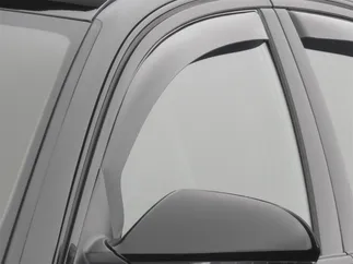 WeatherTech Front Side Window Deflector (Light Smoke) For Audi A6/S6