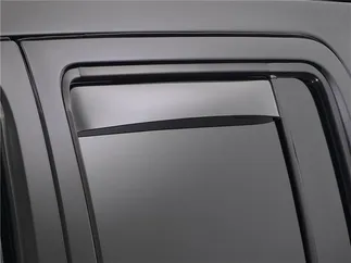 WeatherTech Rear Side Window Deflector (Light Smoke) For BMW X3 (71345)