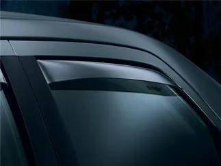 WeatherTech Rear Side Window Deflector (Light Smoke) For Audi Q5 (71513)