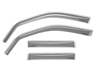 WeatherTech Front and Rear Side Window Deflectors (Light Smoke) For Audi A4/S4/RS4 - 