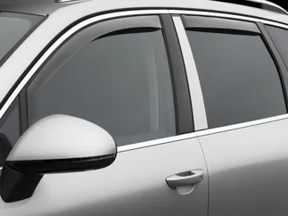 WeatherTech Front and Rear Side Window Deflectors (Light Smoke) For Volkswagen Touare