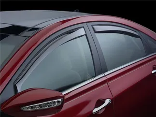 WeatherTech Front and Rear Side Window Deflectors (Light Smoke) For Volkswagen Jetta 