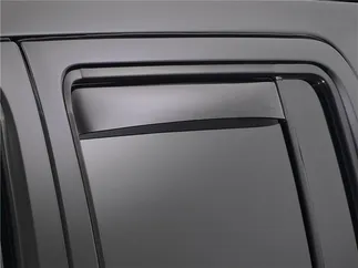 WeatherTech Rear Side Window Deflectors (Dark Smoke) For Audi A8/S8 (81554)