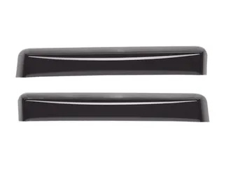 WeatherTech Rear Side Window Deflectors (Dark Smoke) For BMW X3 (81568)