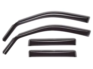 WeatherTech Front and Rear Window Deflectors (Dark Smoke) For Audi A3 Sedan