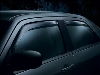 WeatherTech Front and Rear Window Deflectors (Dark Smoke) For Volkswagen Jetta