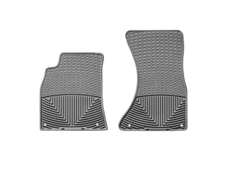 WeatherTech Front Rubber Mats (Grey) For Audi A4/A5