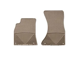 WeatherTech Front Rubber Mats (Tan) For Audi A4/A5