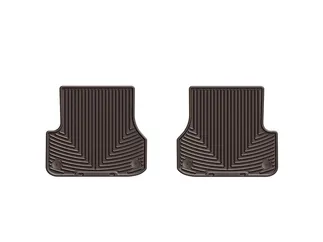 WeatherTech Rear Rubber Mats (Cocoa) For Audi A6/S6
